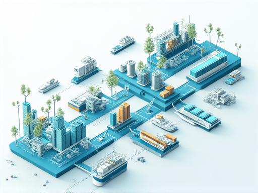 Diagram of an optimized supply chain